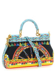 Dolce & Gabbana Multicolor Cotton Handbag