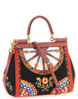 Dolce & Gabbana Multicolor Cotton Handbag