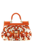 Dolce & Gabbana Orange Cotton Handbag