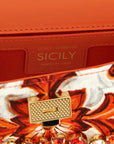 Dolce & Gabbana Orange Cotton Handbag