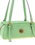 Versace Bicolor Lamb Leather Shoulder Bag