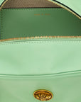 Versace Bicolor Lamb Leather Shoulder Bag