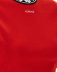 Versace Multicolor Cotton Short Dress