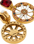 Dolce & Gabbana Multicolor Brass Earrings