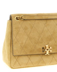 Tory Burch Beige Calfskin Shoulder Bag