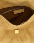 Tory Burch Beige Calfskin Shoulder Bag
