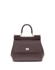 Dolce & Gabbana Brown Calf Leather Bos Taurus Handbag