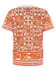 Dolce & Gabbana Orange Cotton T-Shirt
