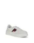 Gucci White Calf Leather Bos Taurus Chunky Sneakers