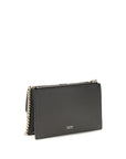 Tom Ford Black Calf Leather Bos Taurus Shoulder Bag