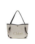 Chloé Gray Cotton Shoulder Bag