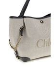 Chloé Gray Cotton Shoulder Bag