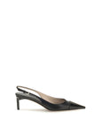 Tom Ford Black Calf Leather Bos Taurus Mid Heel Pumps