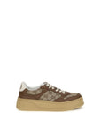 Gucci Beige Calf Leather Bos Taurus Chunky Sneakers