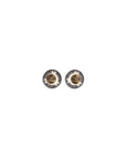 Versace Gray Brass Earrings