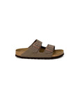 Birkenstock Brown Leather Flat Sandals