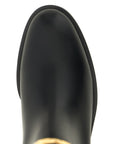 Valentino Garavani Black Calfskin Over The Knee
