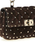 Valentino Garavani Brown Calfskin Shoulder Bag