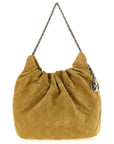 Tory Burch Beige Calfskin Shoulder Bag