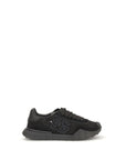 Dolce & Gabbana Black Calf Leather Bos Taurus Chunky Sneakers