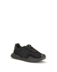 Dolce & Gabbana Black Calf Leather Bos Taurus Chunky Sneakers