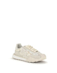 Dolce & Gabbana Beige Calf Leather Bos Taurus Sneakers