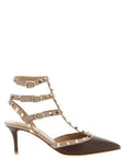 Valentino Garavani Multicolor Lamb Leather Mid Heel Pumps