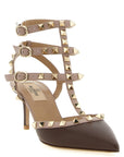 Valentino Garavani Multicolor Lamb Leather Mid Heel Pumps