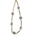 Versace Silver Brass Necklace