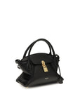 Balmain Black Calf Leather Bos Taurus Handbag
