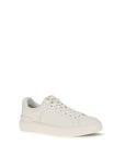 Balmain White Calf Leather Bos Taurus Athletic Sneakers