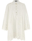 Dolce & Gabbana White Cotton Short Dress