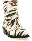Ganni Beige Polyester Chelsea Boots