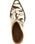 Ganni Beige Polyester Chelsea Boots