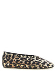 Ganni Multicolor Cotton Ballet Flats