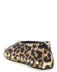 Ganni Multicolor Cotton Ballet Flats