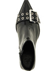 Ganni Black Polyethylene Ankle Boots