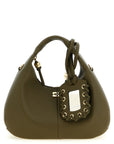 Ganni Bicolor Polyester Handbag