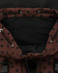 Ganni Brown Recycled Polyamide Backpack