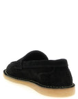 Dolce & Gabbana Black Calfskin Slip-On Loafers