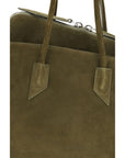 The Attico Bicolor Calf Leather Bos Taurus Shoulder Bag