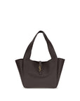 Saint Laurent Brown Calf Leather Bos Taurus Shoulder Bag
