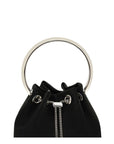 Jimmy Choo Black Silk Backet Bag