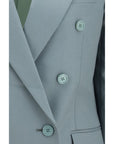 Chloé Bicolor Wool Oves Aries Blazer