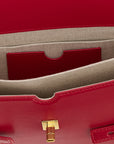 Balmain Fuchsia Calfskin Handbag