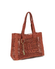 Chloé Brown Raffia Shoulder Bag