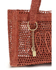 Chloé Brown Raffia Shoulder Bag