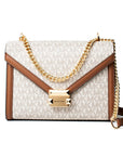 Michael Kors Beige Canvas Shoulder Bag