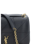 Saint Laurent Black Lamb Ovis Aries Aries Shoulder Bag