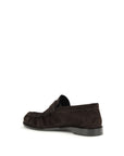 Saint Laurent Brown Calf Leather Bos Taurus Slip-On Loafers